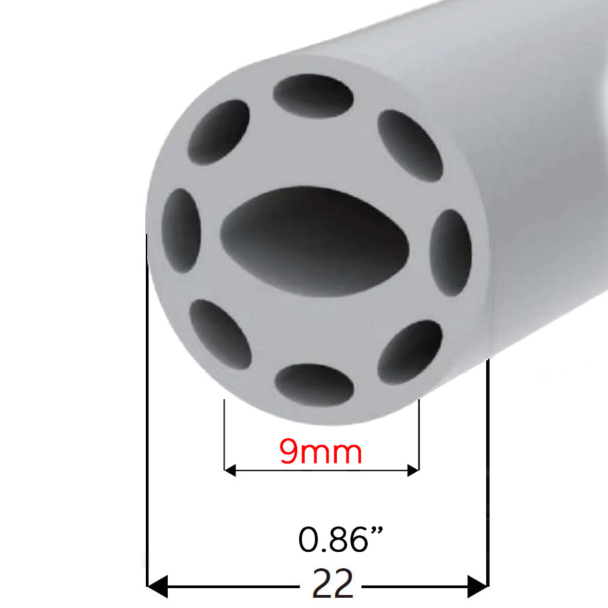 Φ22mm 360° Round Lighting Silicone Diffused Light For Double Side 8mm LED Light Strips Φ22mm 360° Round Lighting Silicone Diffused Light For Double Side 8mm LED Light Strips